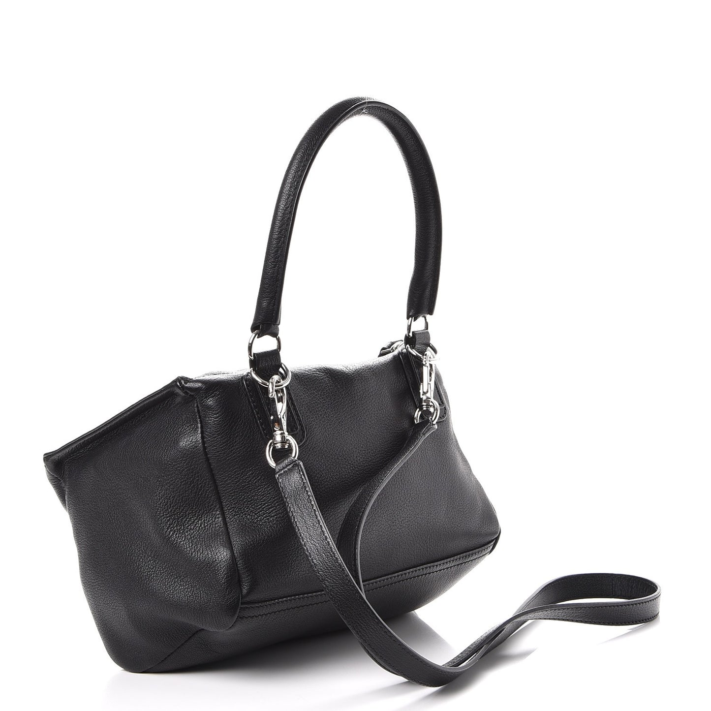 Sugar Goatskin Small Pandora Black