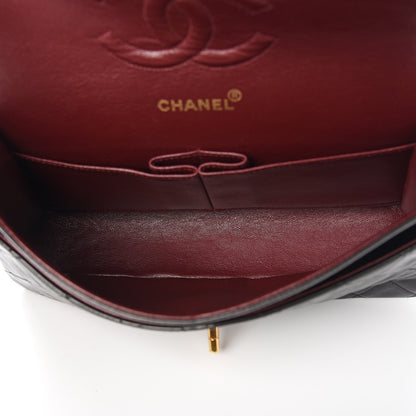 Chanel Lambskin Quilted Medium Double Flap Black 4 of 10