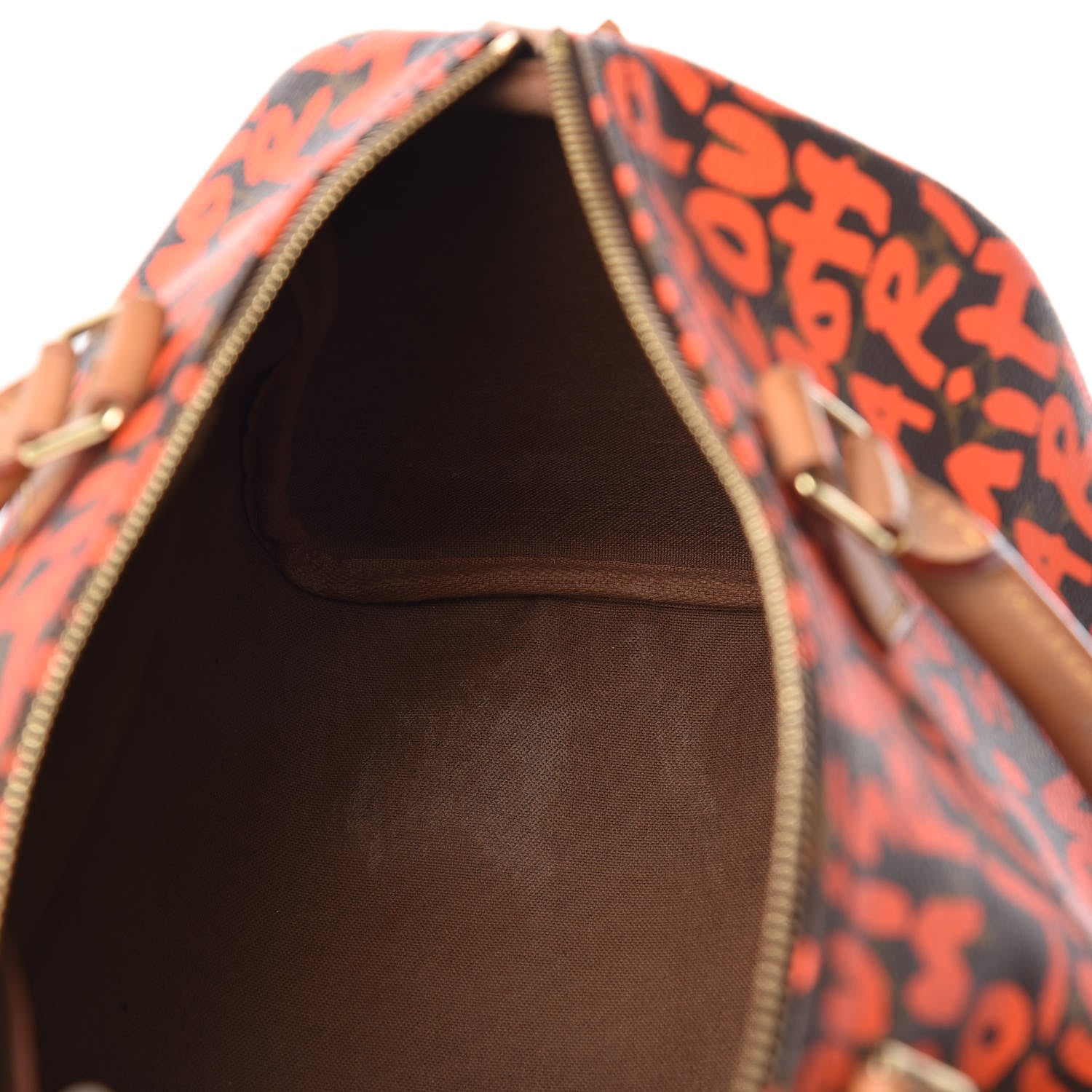 Louis Vuitton Monogram Graffiti Speedy 30 Orange 9 of 17