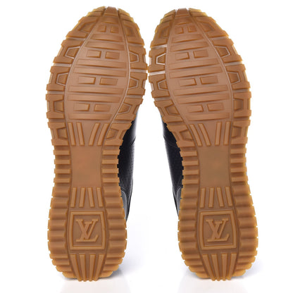 Louis Vuitton X SUPREME Calfskin Run Away Sneakers 7.5 Black 5 of 10