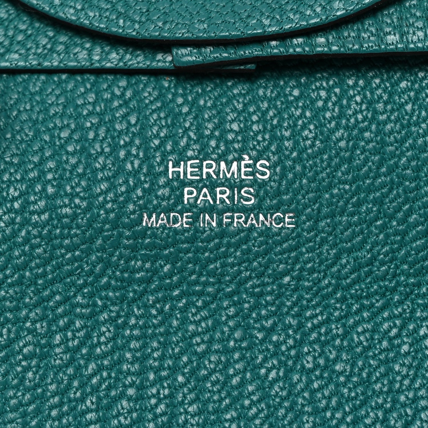 Hermes Chevre Mysore Bastia Coin Purse Vert Bosphore 6 of 8