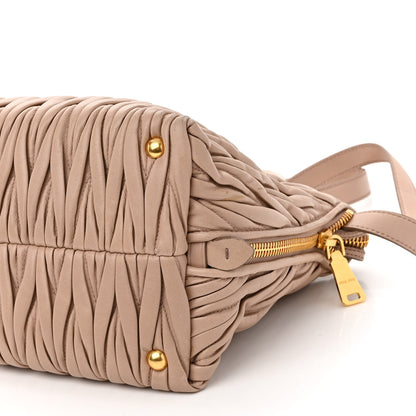 Miu Miu Nappa Matelasse Top Handle Cammeo 8 of 15
