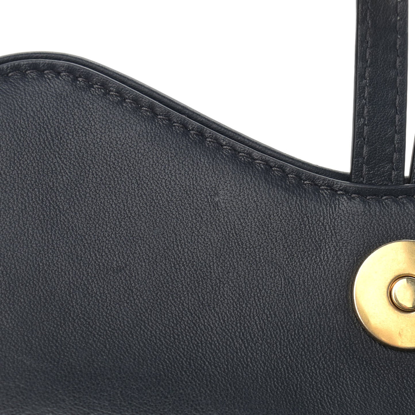 Oblique Saddle Belt Bag Blue