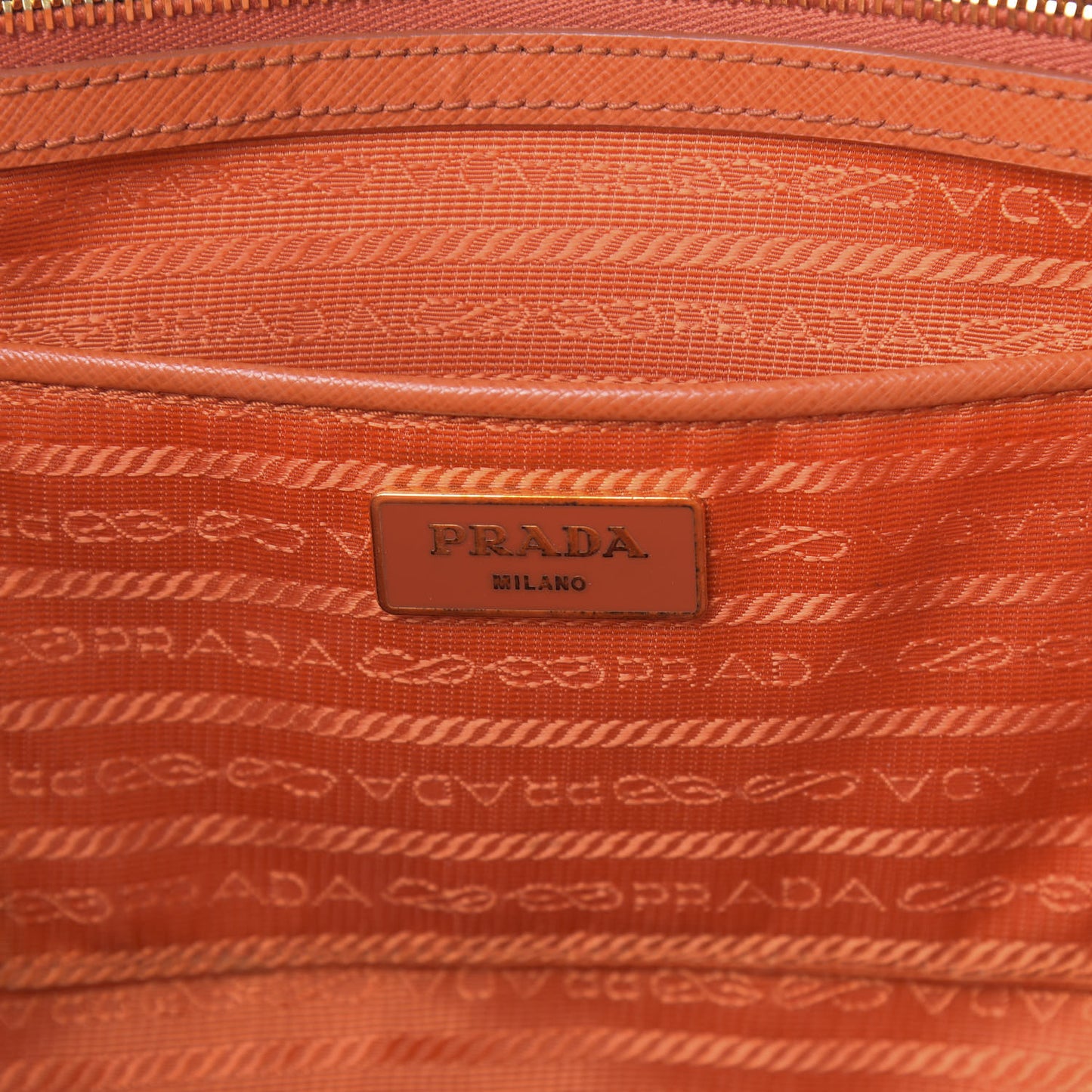 Saffiano Lux Extra Large Tote Papaya