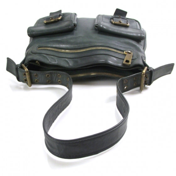 Leather Sofia Dark Green