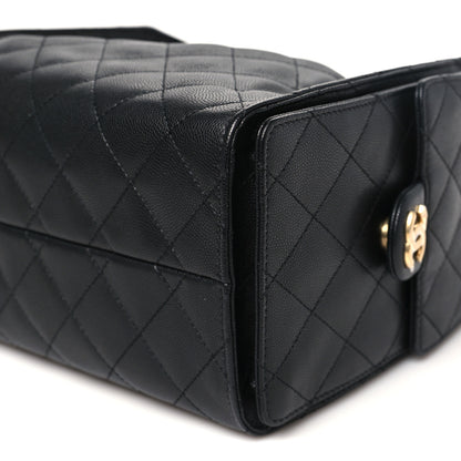 Chanel Caviar Quilted Small Chanel 25 Handbag Black 10 of 11