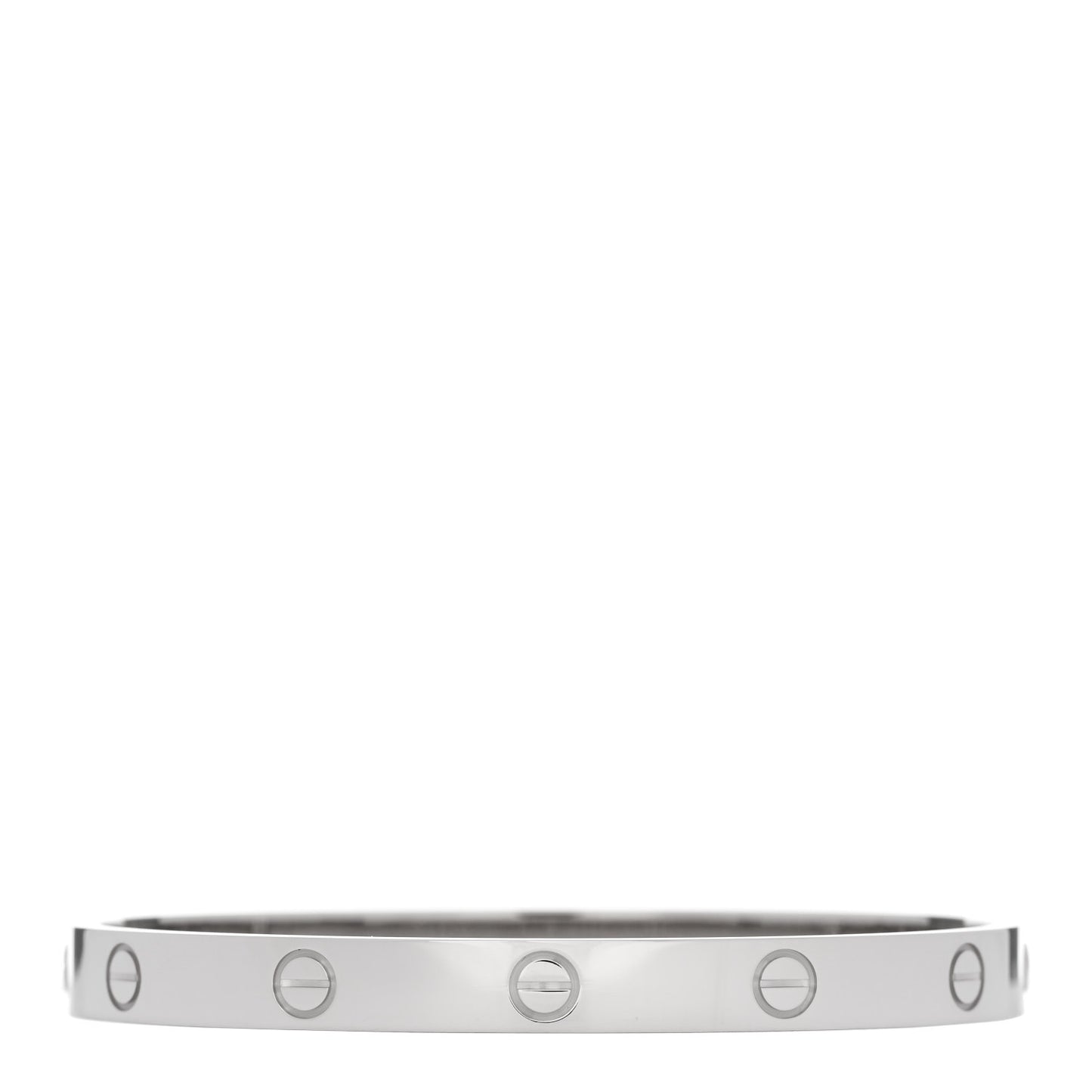 18K White Gold LOVE Bracelet 18