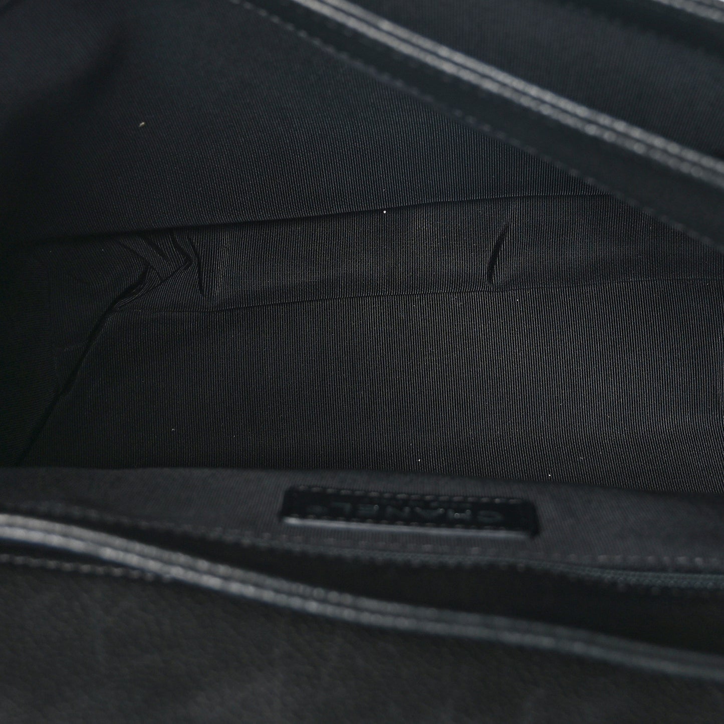 Caviar Quilted Medium Rock In Rome Single Flap Black