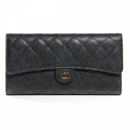 Chanel Caviar Quilted Travel Wallet Black 1 of 7