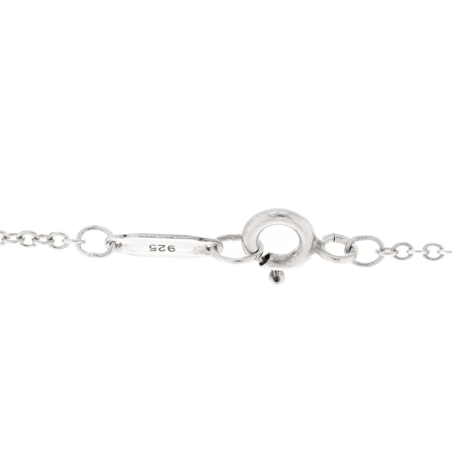 Tiffany Sterling Silver Notes Round Pendant Necklace 5 of 5