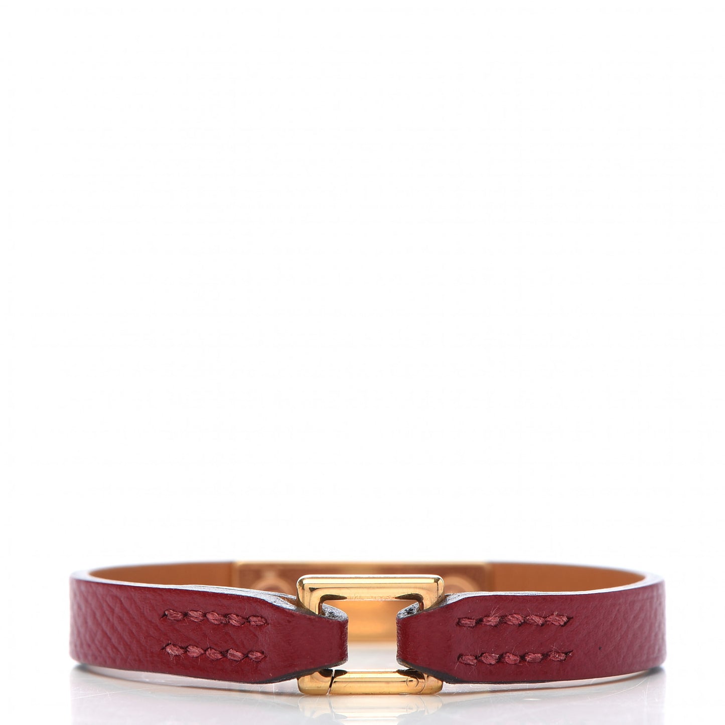 Epsom Micro Rivale Bracelet XS Rouge Grenat