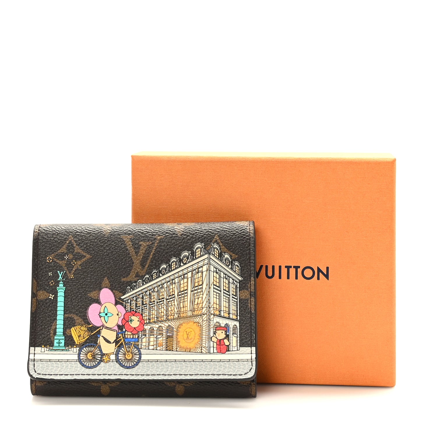 Monogram 2022 Christmas Animation Paris Victorine Wallet Pink