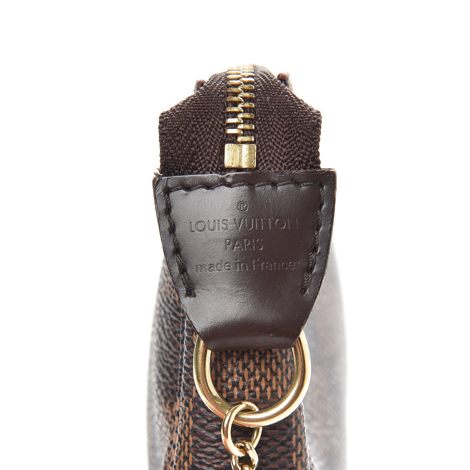 Louis Vuitton Damier Ebene Mini Pochette Accessories 7 of 9