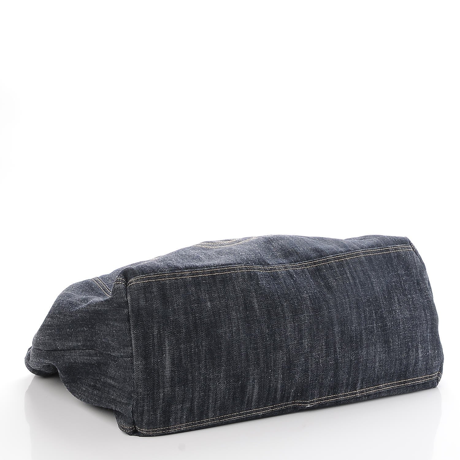 Chanel Denim XL Coco Cabas Tote Dark Blue 5 of 10