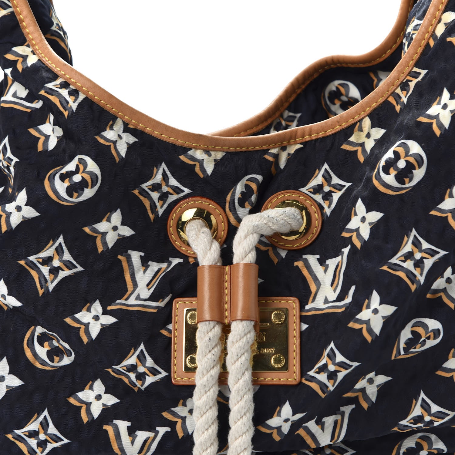 Louis Vuitton Canvas Monogram Cruise Bulles MM Navy 8 of 8