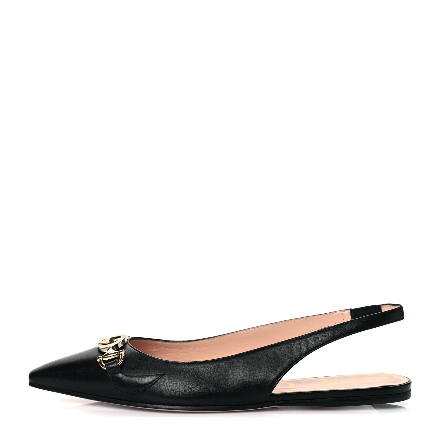 Malaga Kid Nappa Zumi Slingback Flats 38 Black
