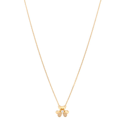 Van Cleef & Arpels 18K Yellow Gold Diamond Mini Frivole Pendant Necklace 1 of 6