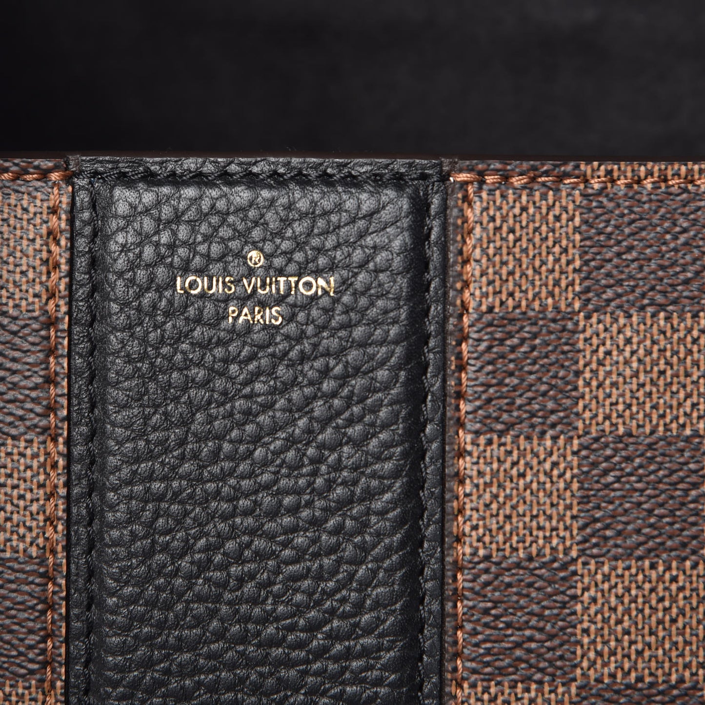 Damier Ebene Cuir Taurillon Wight Black