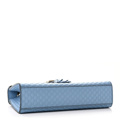 Gucci Microguccissima Medium Emily Chain Shoulder Bag Mineral Blue 4 of 11