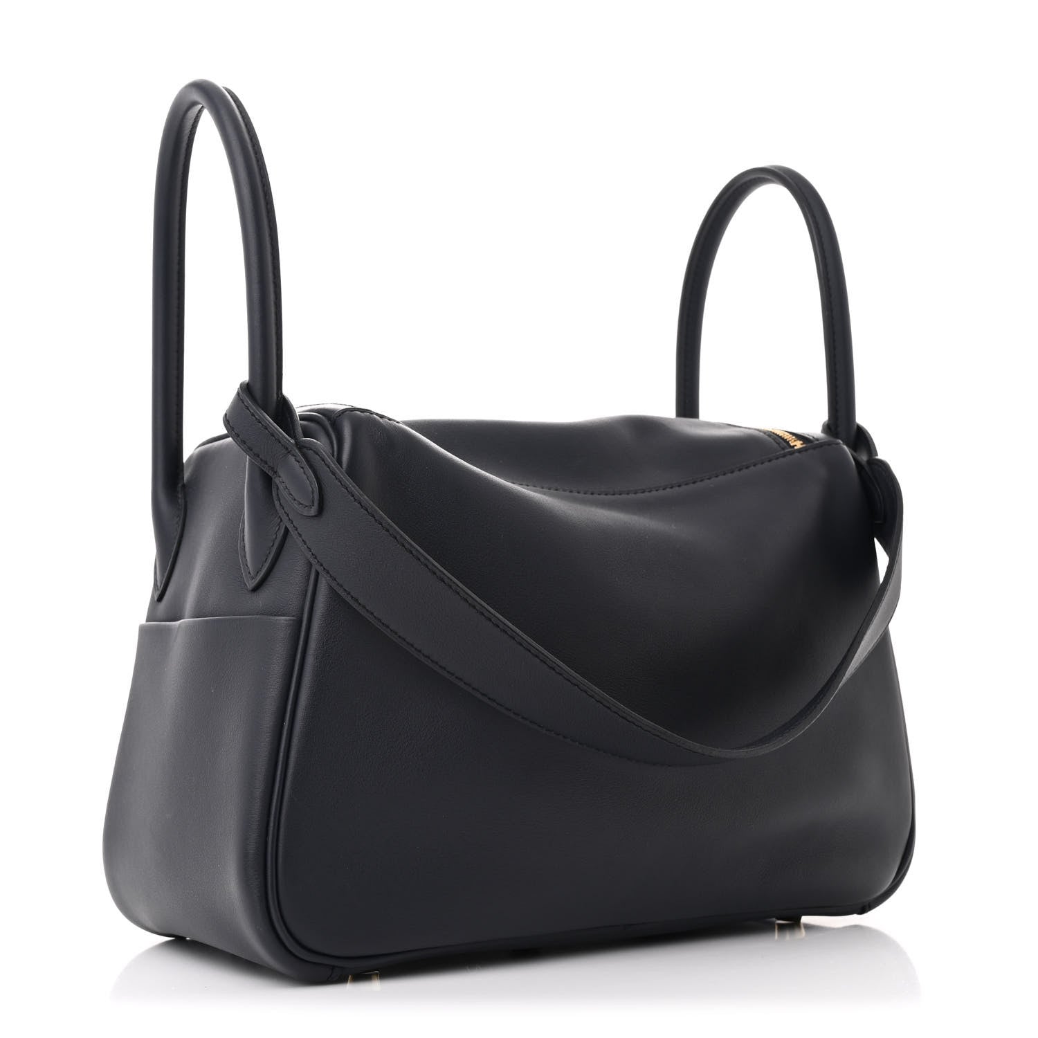 Hermes Swift Verso Lindy 26 Bleu Indigo Orange Poppy 3 of 10