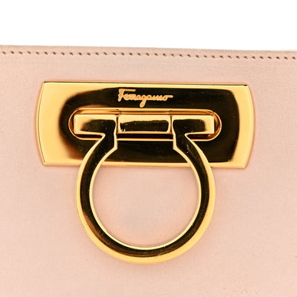 Salvatore Ferragamo Suede Gancini Evening Bag Pink 10 of 10