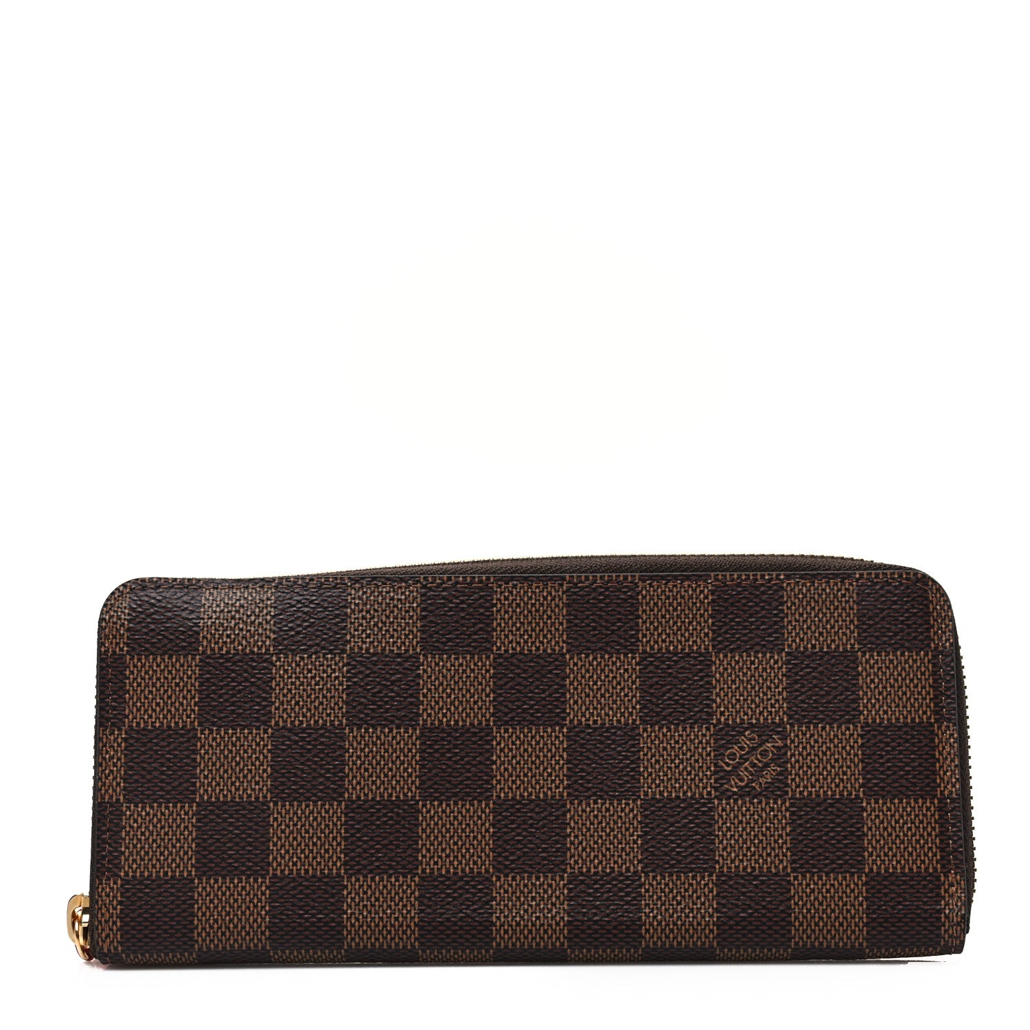 Louis Vuitton Damier Ebene Clemence Wallet Cherry 1 of 7