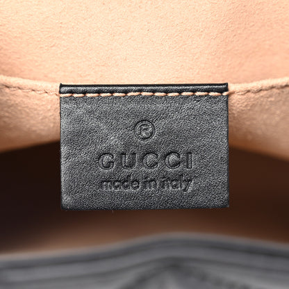 Gucci Calfskin Matelasse GG Marmont Flap Backpack Black 6 of 10