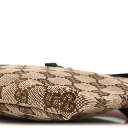 Gucci Monogram Web Belt Bag Dark Brown 10 of 11