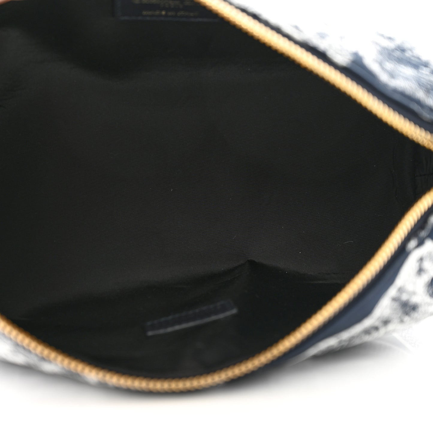 Technical Fabric Toile De Jouy DiorTravel Nomad Pouch Blue