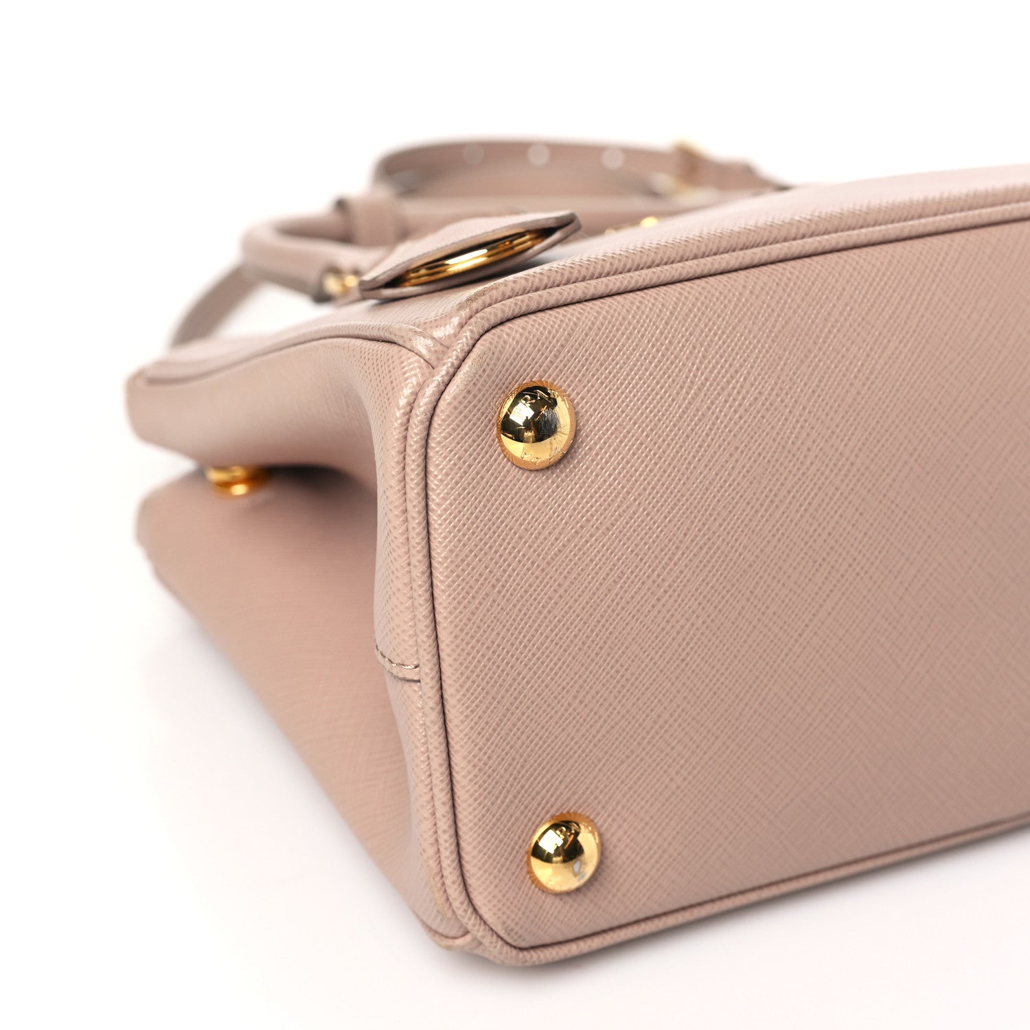 Prada Saffiano Mini Galleria Double Zip Tote Cipria 9 of 14