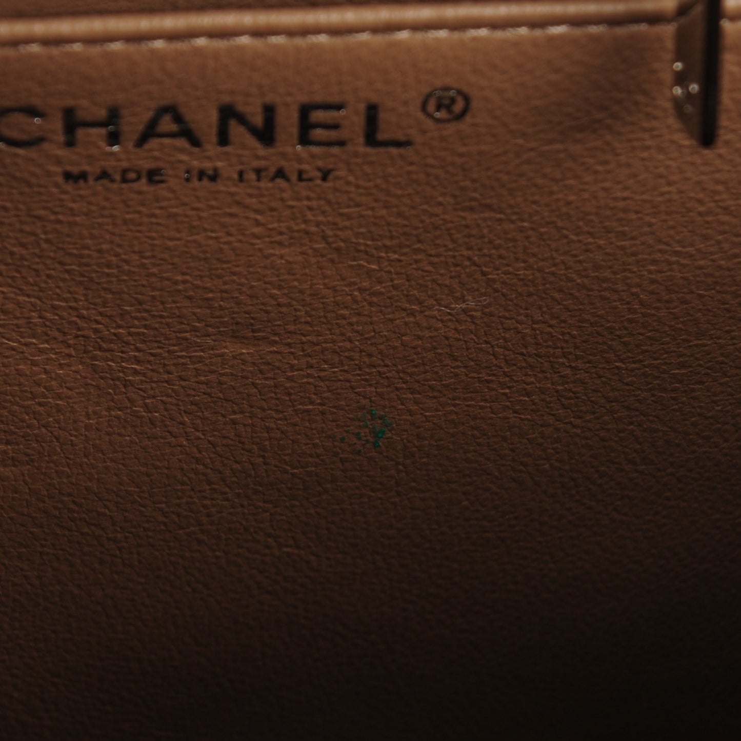 Caviar Quilted Jumbo Single Flap Brown