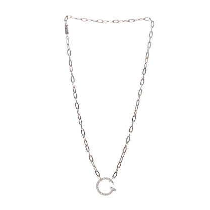 Cartier 18K Pink Gold Diamond Juste Un Clou Chain Necklace 3 of 6