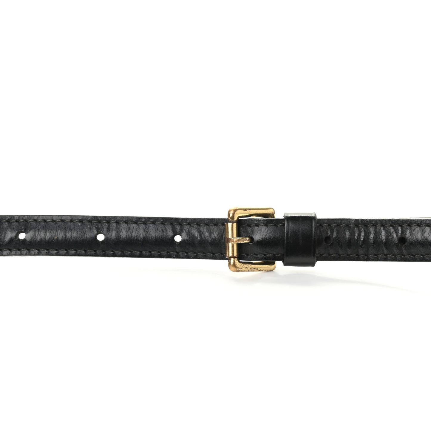 Calfskin 16mm Adjustable Shoulder Strap Black