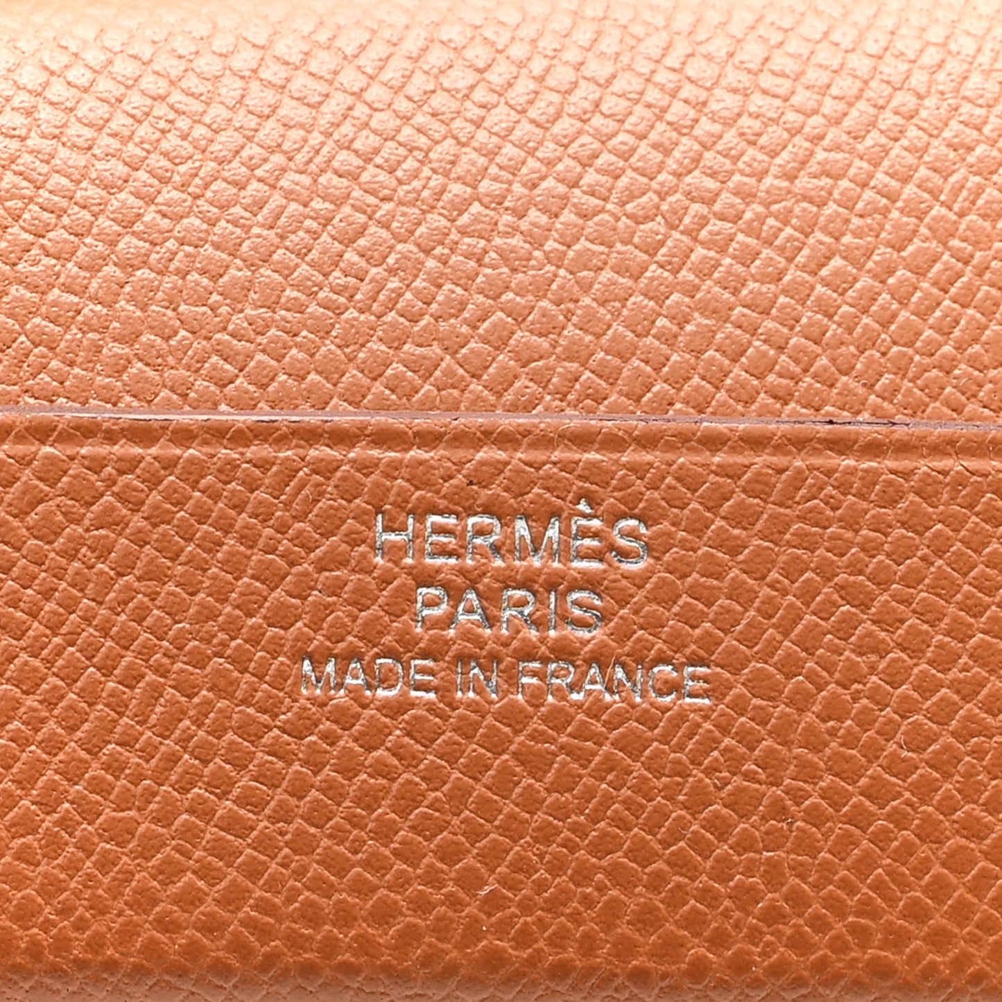 Grained Madame Calfskin Lipstick Case with Mirror Gold