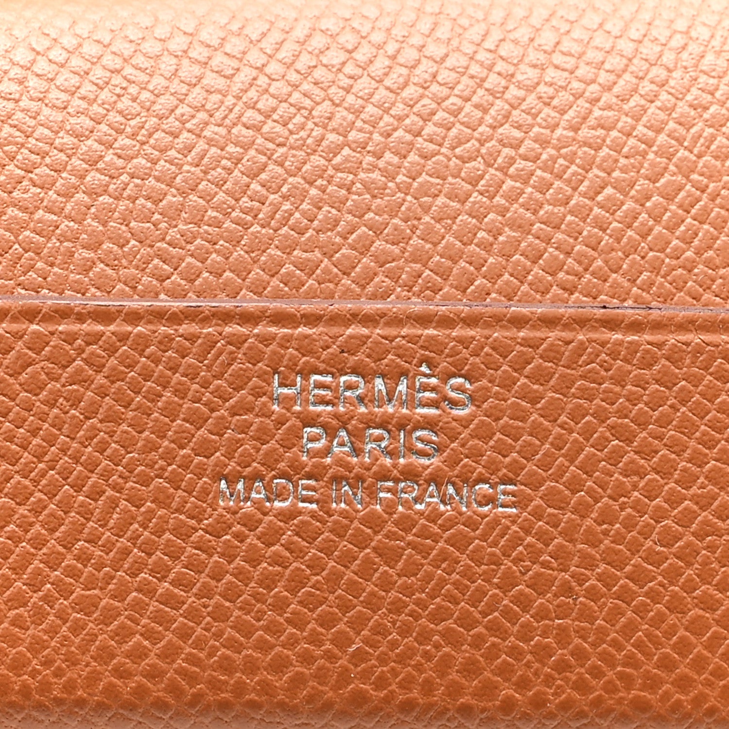 Hermes Grained Madame Calfskin Lipstick Case with Mirror Gold 7 of 8