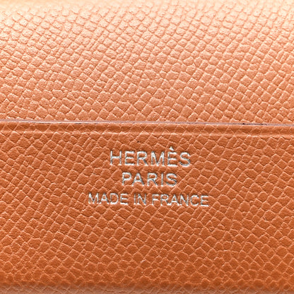 Hermes Grained Madame Calfskin Lipstick Case with Mirror Gold 7 of 8