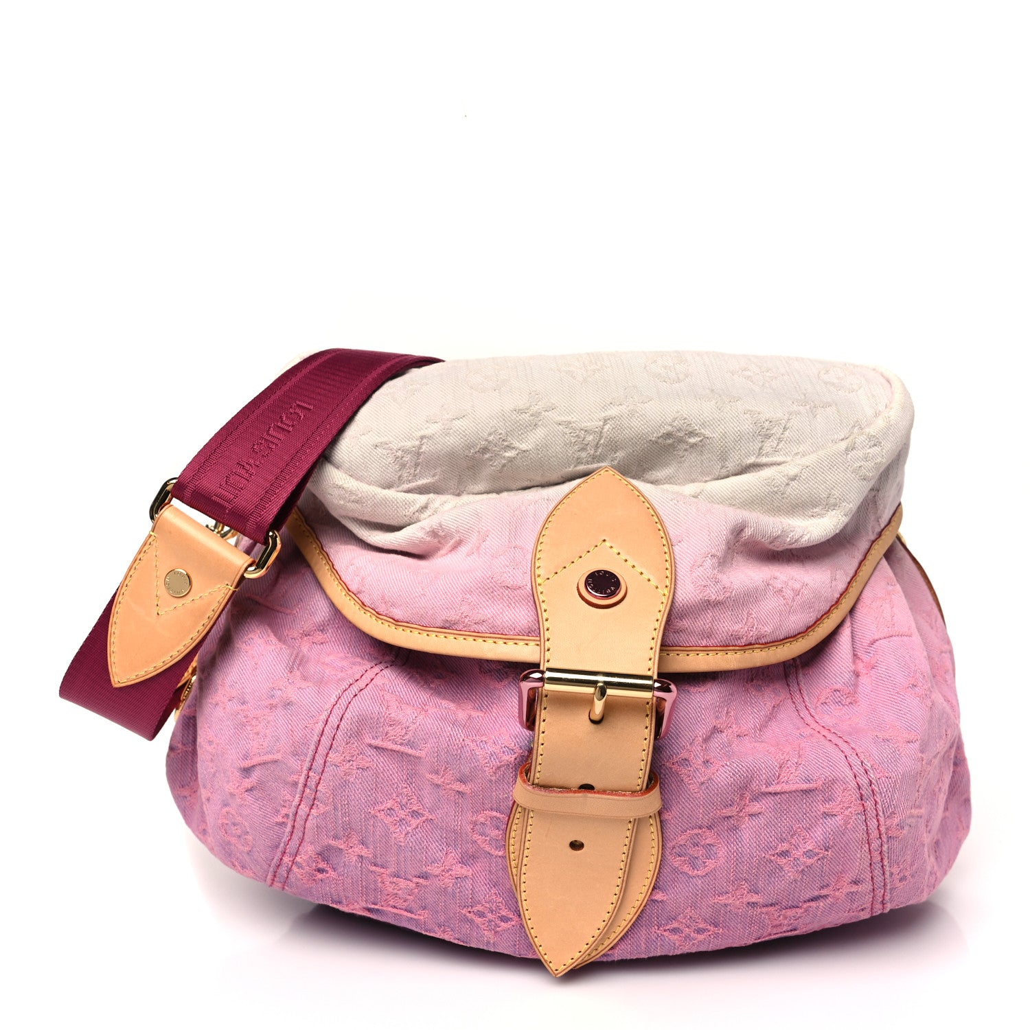 Louis Vuitton Denim Sunshine NM Messenger Rouge Fauviste 1 of 11