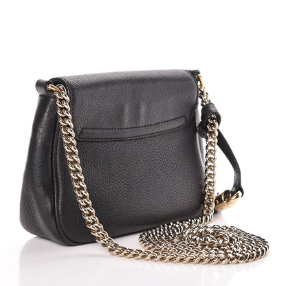 Gucci Pebbled Calfskin Small Soho Flap Crossbody Black 3 of 10