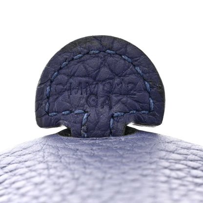 Hermes Taurillon Clemence Amazone Evelyne TPM Bleu Encre 7 of 11