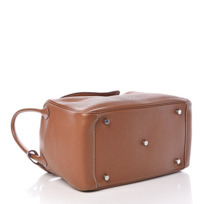 Hermes Taurillon Clemence Lindy 30 Gold 4 of 14
