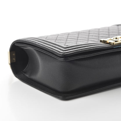 Chanel Caviar Quilted New Medium Boy Flap Black 6 of 10