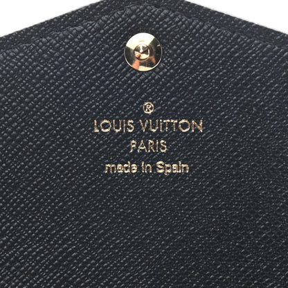 Louis Vuitton Monogram Giant Jungle Sarah Wallet Black 6 of 8