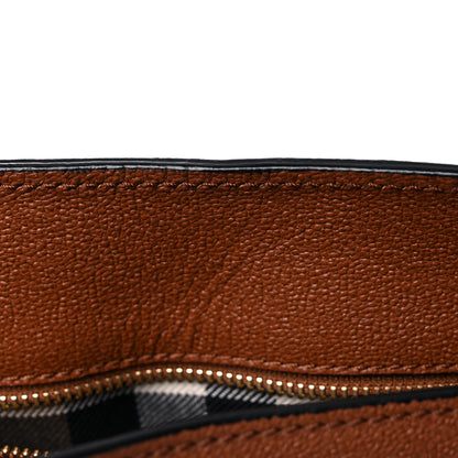 Burberry Soft Grain Calfskin Medium Dashwood Buckle Tote Brown 13 of 17