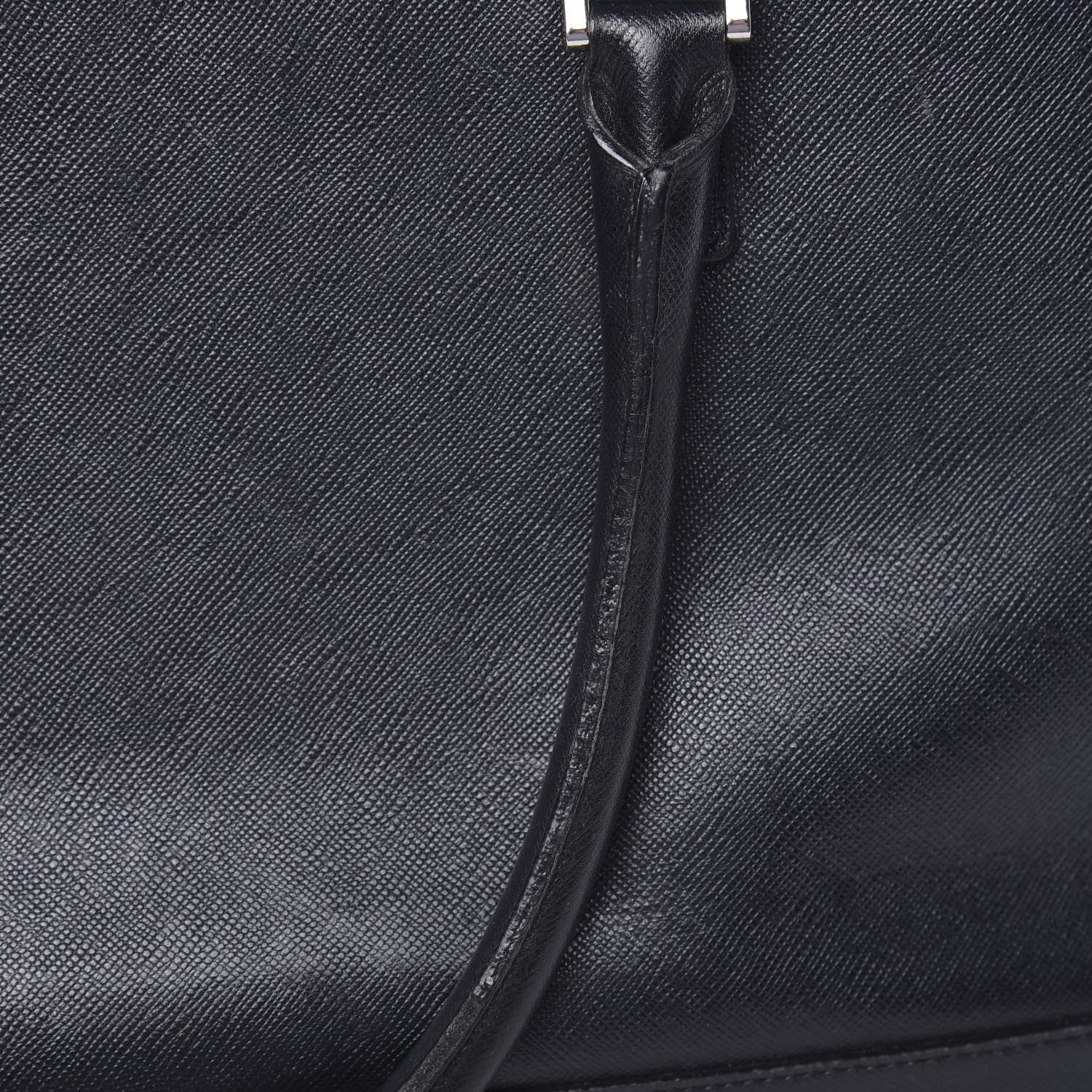 Burberry Saffiano Top Handle Tote Black 17 of 25