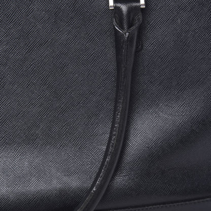 Burberry Saffiano Top Handle Tote Black 17 of 25
