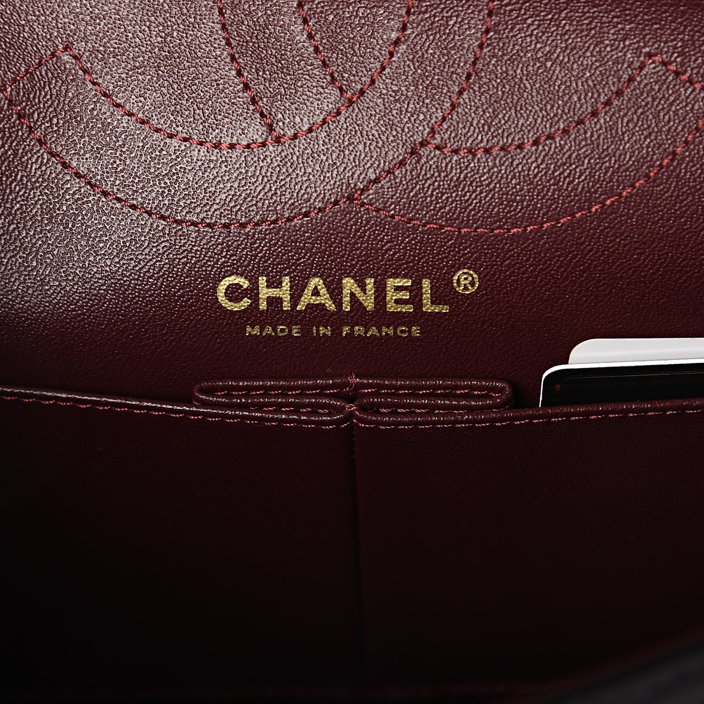 Aged Calfskin Quilted 2.55 Reissue 226 Flap Black