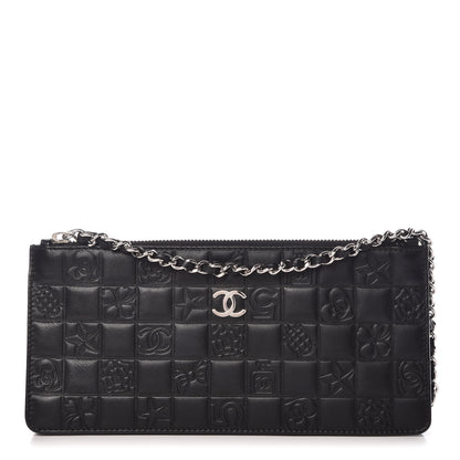Chanel Lambskin Precious Symbols Pochette Black 1 of 9
