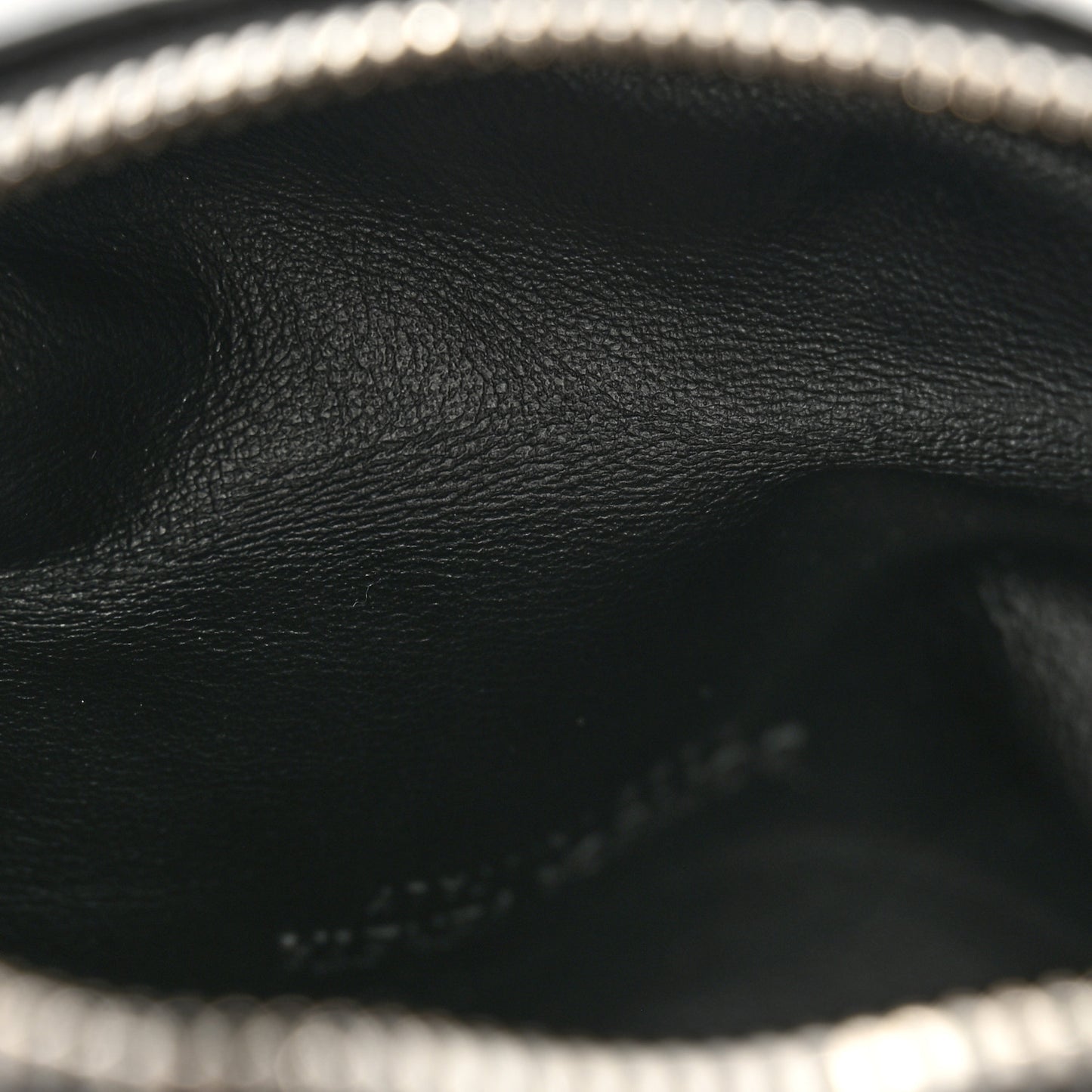 Nappa Intrecciato Wrist Pouch Black