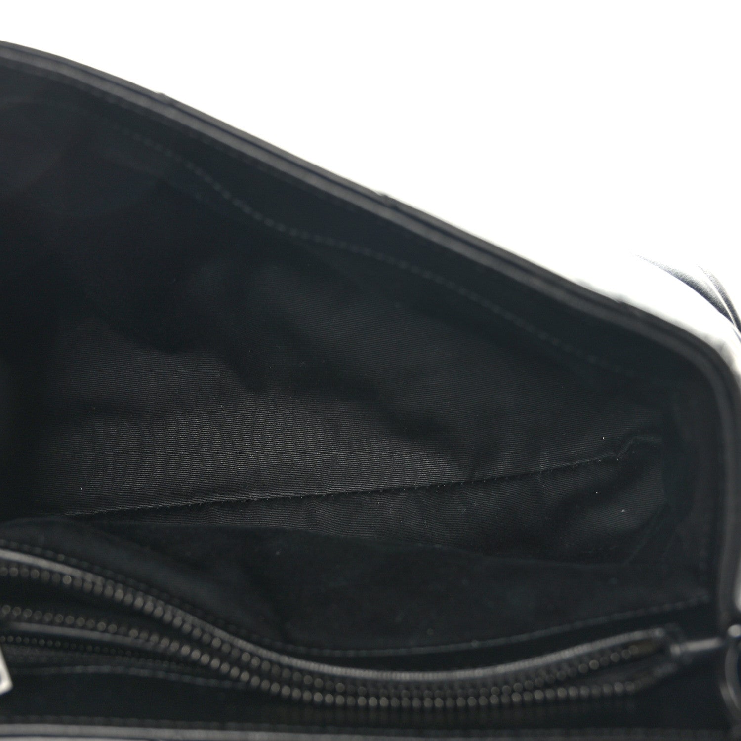 Saint Laurent Calfskin Y Quilted Monogram Monochrome Medium Loulou Chain Satchel Black 5 of 9