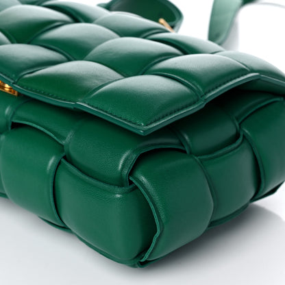 Bottega Veneta Nappa Maxi Intreccio Padded Cassette Crossbody Bag Racing Green 8 of 9
